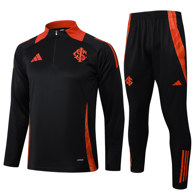 Conjunto Agasalho Treino Internacional 25/26 - Preto