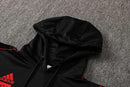 Conjunto Inverno Arsenal Preto Adidas - Com Capuz